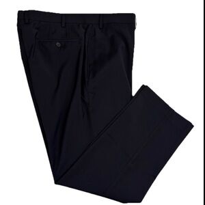 Lauren Ralph Lauren Men's Black High Performance Wool Dress Pants 38X29 EUC